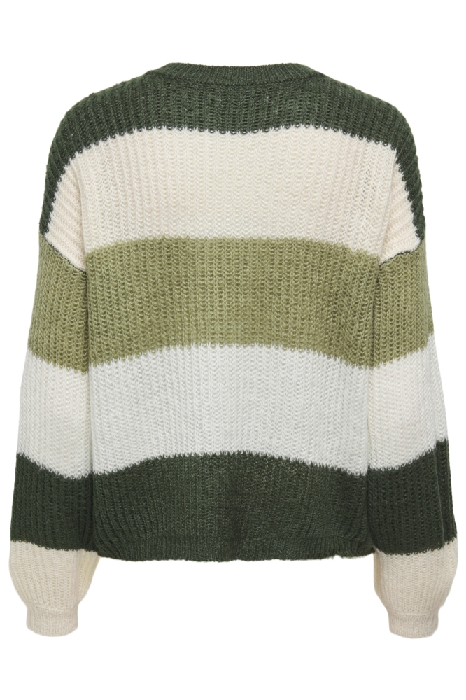 JDYBADUT L/S PULLOVER KNT 15211499 ROSIN/WHITE CAP